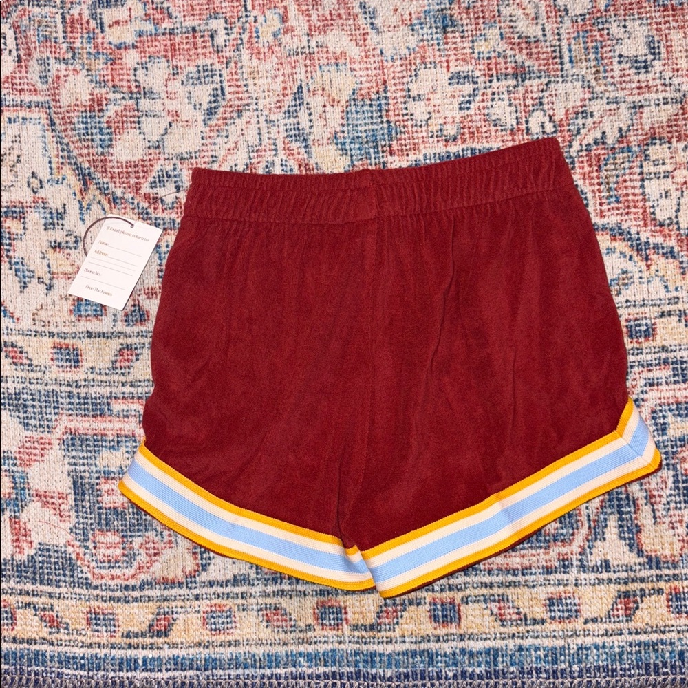 Cadets Casita Terry Shorts in Red SZ 6/7 (25-28” Waist) NWT - Picture 2 of 3